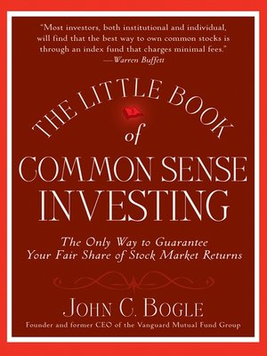 cover image of The Little Book of Common Sense Investing